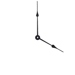 Clock Hands - Hour & Minute - Black - 110-120mm