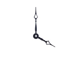 Clock Hands - Hour & Minute - Black - 74mm