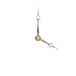 Clock Hands - Hour & Minute - Gold - 74mm