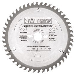 CMT Industrial Fine Cut-Off Blade - 250mm - 48 Tooth