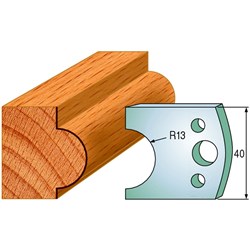 CMT Spindle Moulder Profile Knives - 40mm - Profile #119