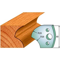 CMT Spindle Moulder Profile Knives - 40mm - Profile #120