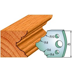 CMT Spindle Moulder Profile Knives - 40mm - Profile #125