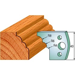 CMT Spindle Moulder Profile Knives - 40mm - Profile #133