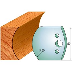 CMT Spindle Moulder Profile Knives - 50mm - Profile #45