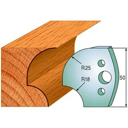 CMT Spindle Moulder Profile Knives - 50mm - Profile #49