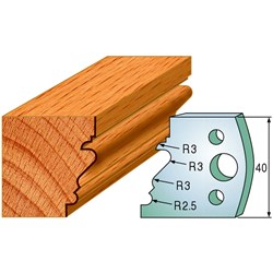 CMT Spindle Moulder Profile Limiters - 40mm - Profile #122