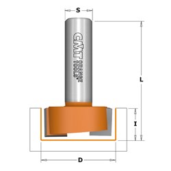 CMT Mortising Router Bit - 15.8mm Diameter 1/4" Shank