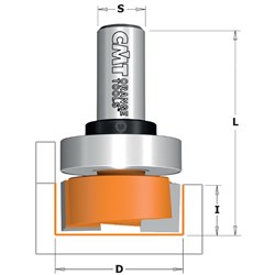 CMT Mortising/Pattern Router Bit - 31.7mm Diameter - 12.7mm Depth of Cut