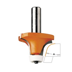 CMT Solid Surface Rounding Over Bowl Router Bit - 19mm Cut Length
