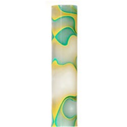 Acrylic Pen Blank - Green / Gold / Pearl Marble