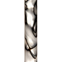 Acrylic Pen Blank - Pearl / Black Swirl