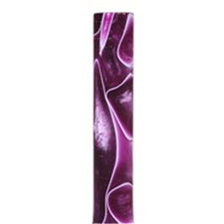 Large Acrylic Pen Blank - Purple / Pearl Marble