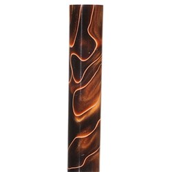 Large Acrylic Pen Blank - Brown / Pearl Marble