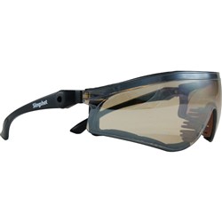 Slingshot Safety Glasses - Silver Mirror Brown Anti-fog Lens