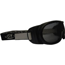 Fortress Safety Goggles - Black Frame Black Mesh Lens