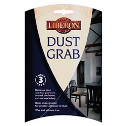 Liberon Dust Grab Tack Cloths - Pk of 10