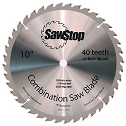 SawStop Standard 40 Tooth 10" Replacement Blade