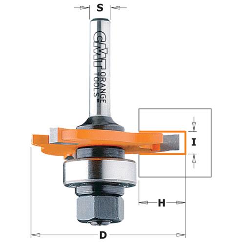 CMT Slot Cutter with 1/4