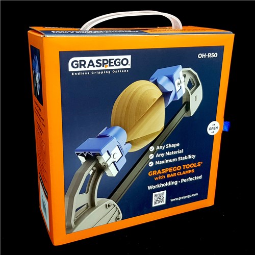 Graspego Clamp Heads for Bar Clamps and Hold Downs - 2 clamp heads