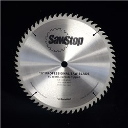 Sawstop Standard 60 Tooth 10" Replacement Blade