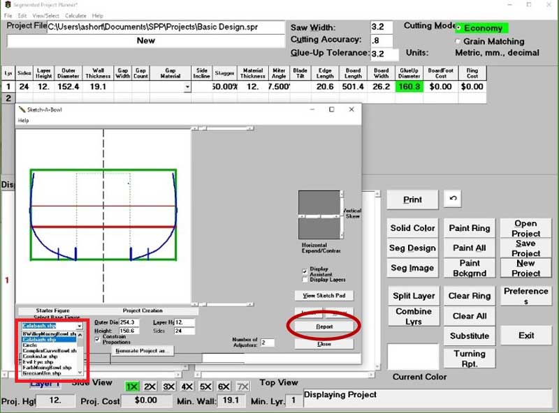 Basics in Designing a Segmented Bowl Calabas