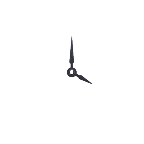 Clock Hands - Hour & Minute - Black - 39mm