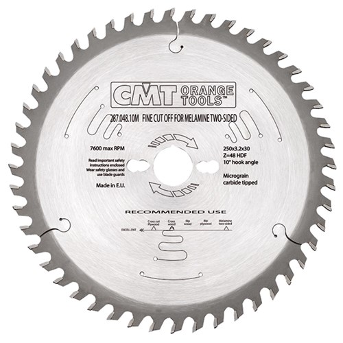 CMT Industrial Fine Cut-Off Saw Blade - 220mm