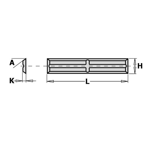 CMT Standard Indexable Knives with 4 Cutting Edges - 20mm x 4.1mm x 1.1mm