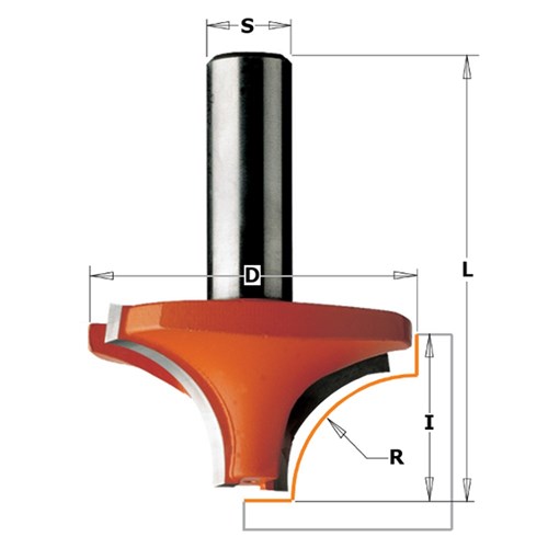 CMT Beading / Ovolo Bit 16mm rad 1/2