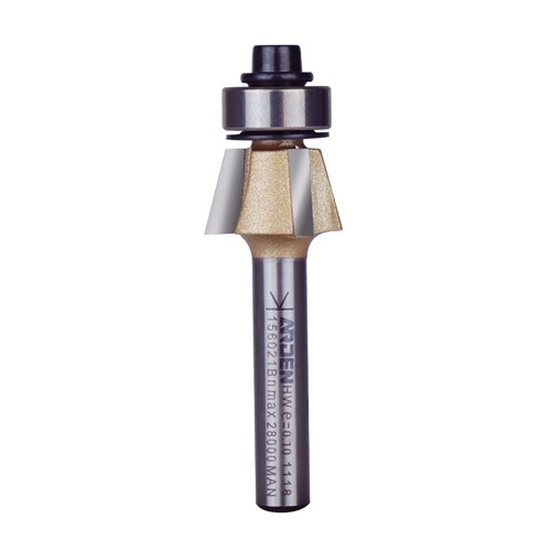 Arden Bevel Trim Cutter with Bearing - 15º Angle 1/4