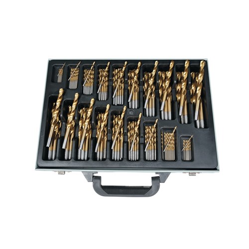 170 Piece Drill Bit Cassette - TiN Bits