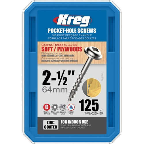 Kreg Pocket Screws 2-1/2